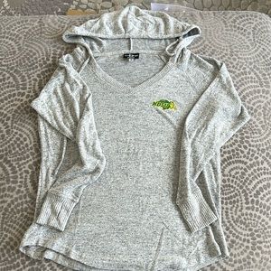 NDSU bison women’s grey hoodie size M